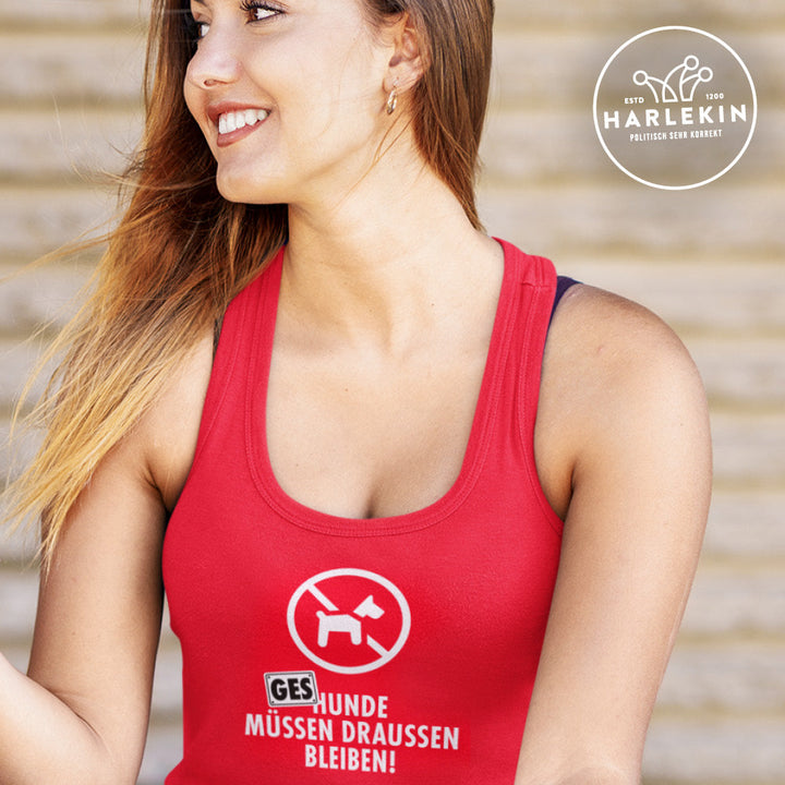 TANK TOP MÄDELS • GESUNDE MÜSSEN DRAUSSEN BLEIBEN-HARLEKINSHOP