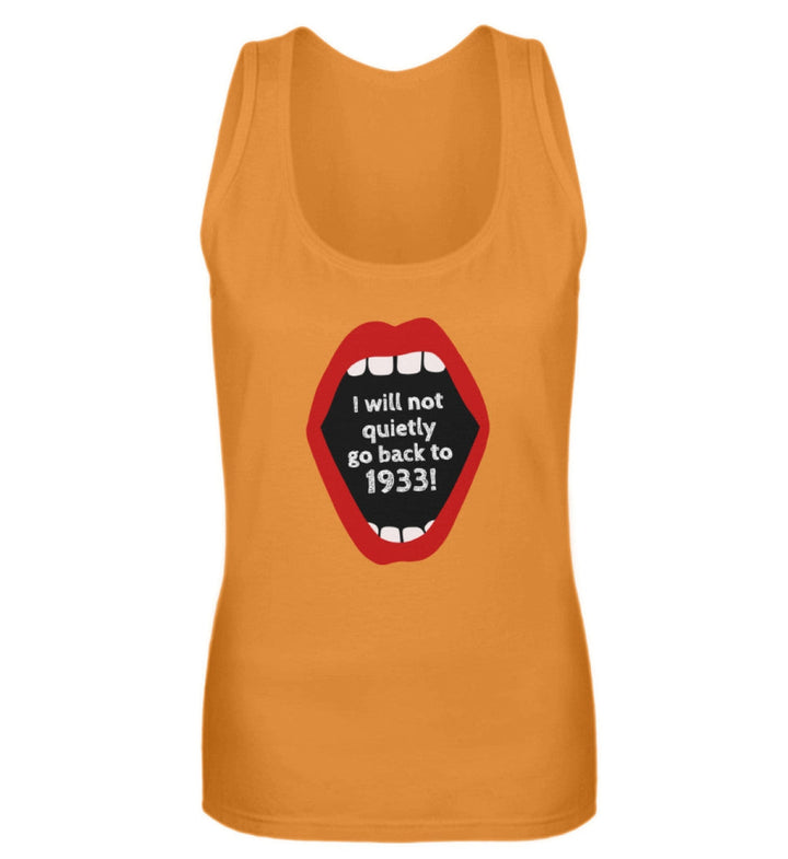 TANK TOP MÄDELS • I WILL NOT QUIETLY GO BACK TO 1933-HARLEKINSHOP