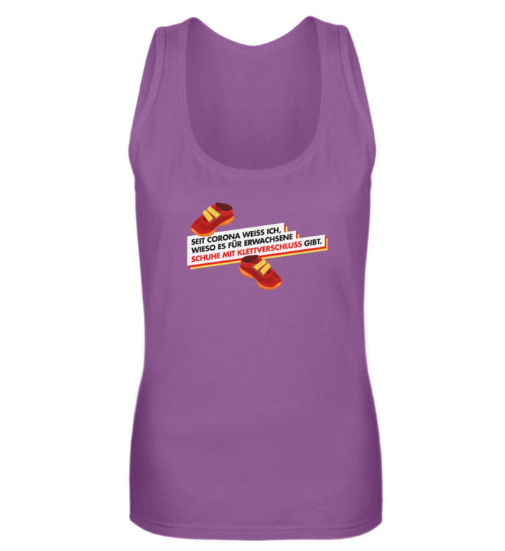 TANK TOP MÄDELS • SCHUHE MIT KLETTVERSCH - Frauen Tanktop-HARLEKINSHOP