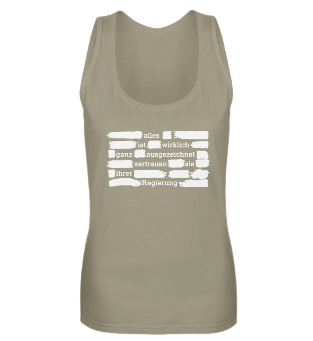 TANK TOP MÄDELS • VERTRAUEN SIE IHRER REGIERUNG - HELL-HARLEKINSHOP