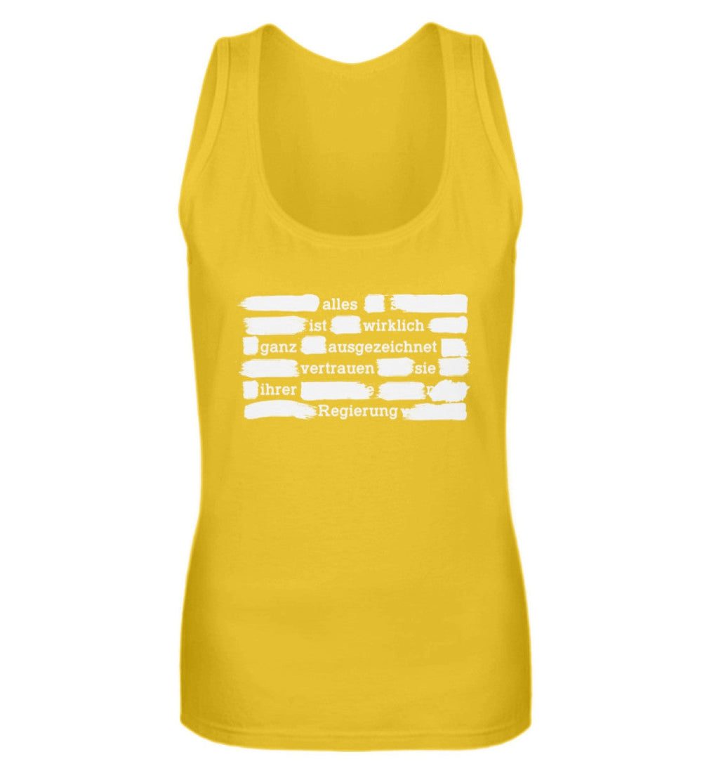 TANK TOP MÄDELS • VERTRAUEN SIE IHRER REGIERUNG - HELL-HARLEKINSHOP