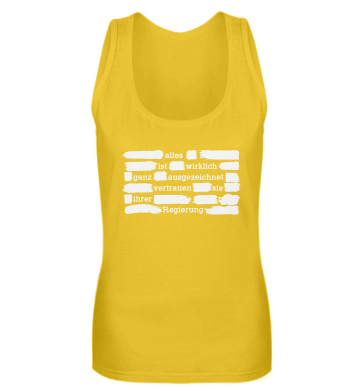 TANK TOP MÄDELS • VERTRAUEN SIE IHRER REGIERUNG - HELL-HARLEKINSHOP