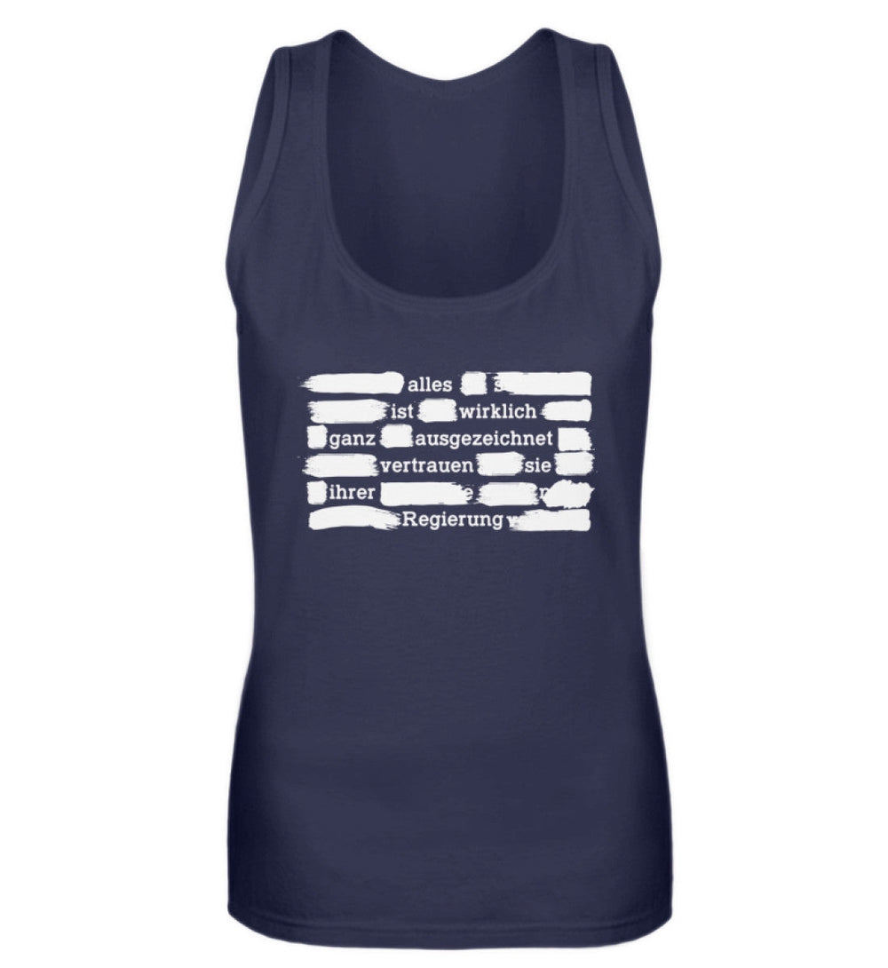 TANK TOP MÄDELS • VERTRAUEN SIE IHRER REGIERUNG - HELL-HARLEKINSHOP