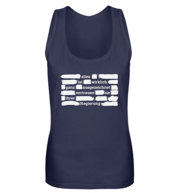 TANK TOP MÄDELS • VERTRAUEN SIE IHRER REGIERUNG - HELL-HARLEKINSHOP