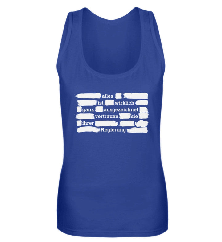 TANK TOP MÄDELS • VERTRAUEN SIE IHRER REGIERUNG - HELL-HARLEKINSHOP