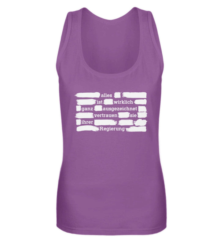 TANK TOP MÄDELS • VERTRAUEN SIE IHRER REGIERUNG - HELL-HARLEKINSHOP