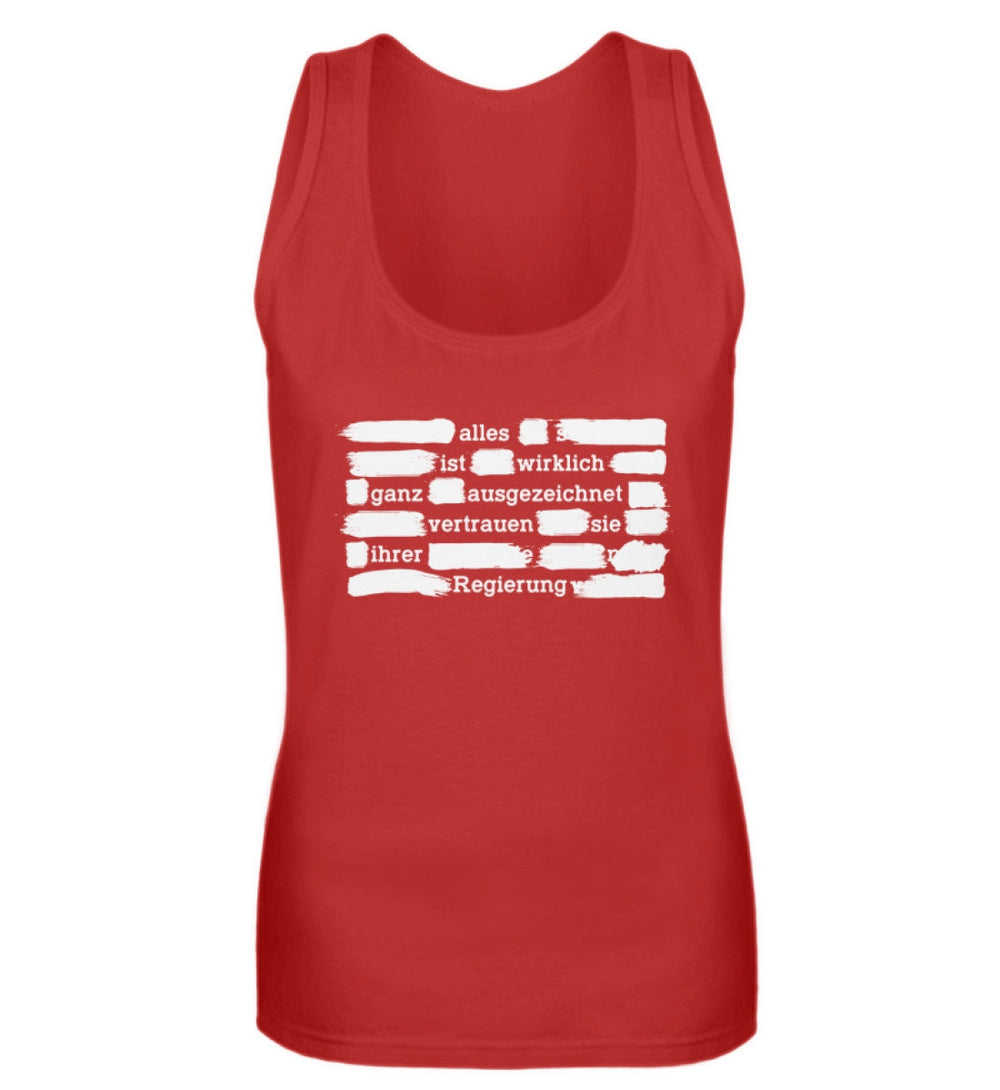 TANK TOP MÄDELS • VERTRAUEN SIE IHRER REGIERUNG - HELL-HARLEKINSHOP