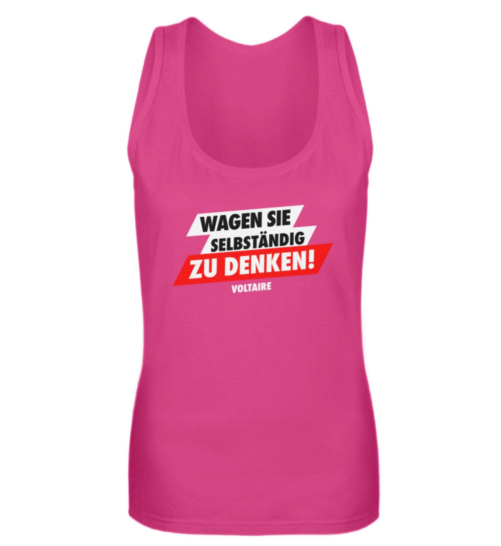TANK TOP MÄDELS • WAGEN SIE SELBSTÄNDIG ZU DENKEN-HARLEKINSHOP