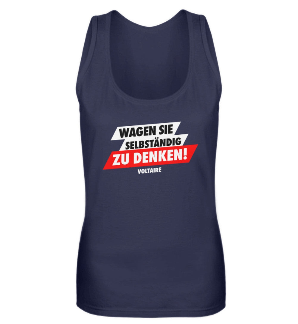 TANK TOP MÄDELS • WAGEN SIE SELBSTÄNDIG ZU DENKEN-HARLEKINSHOP