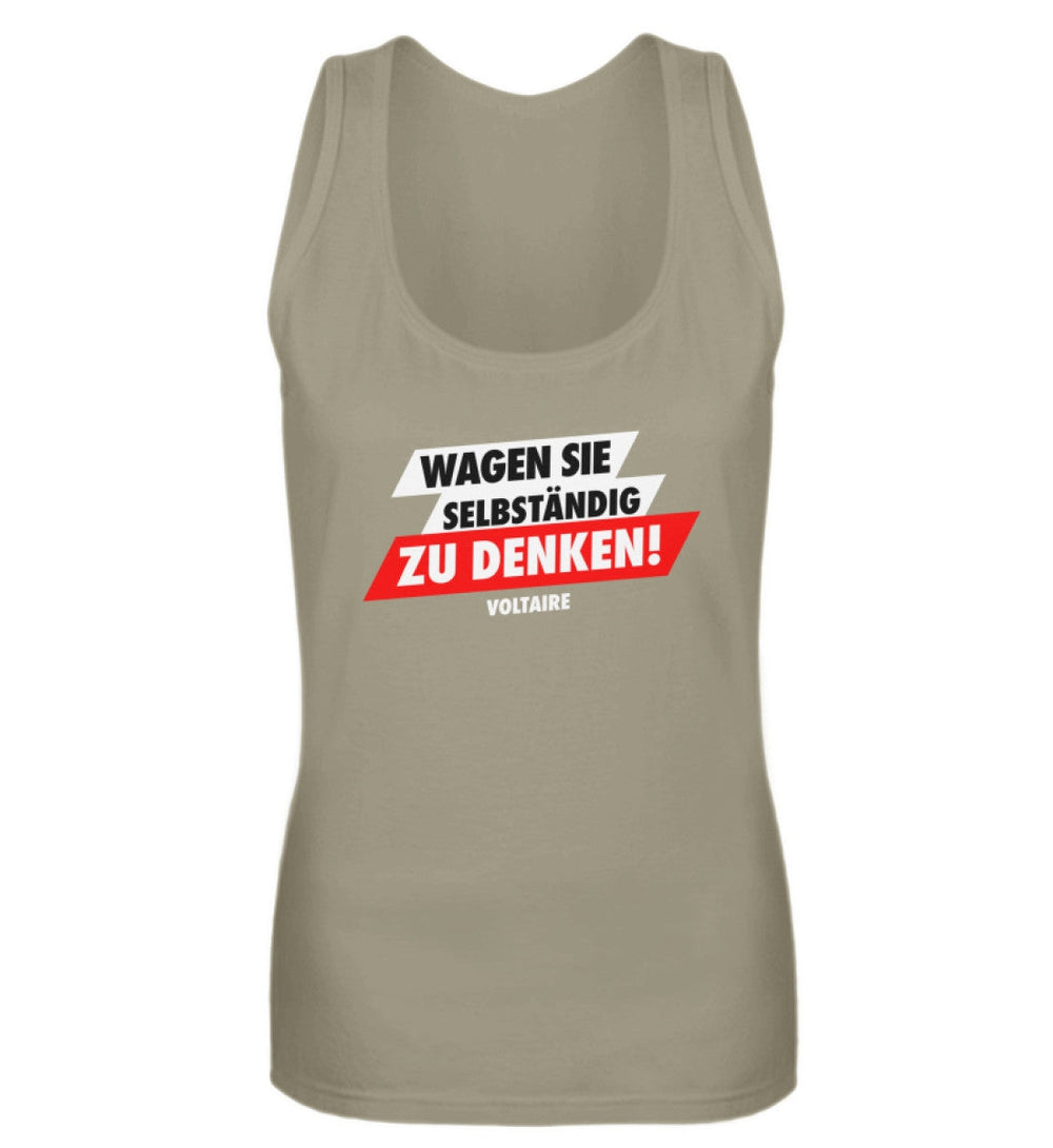 TANK TOP MÄDELS • WAGEN SIE SELBSTÄNDIG ZU DENKEN-HARLEKINSHOP