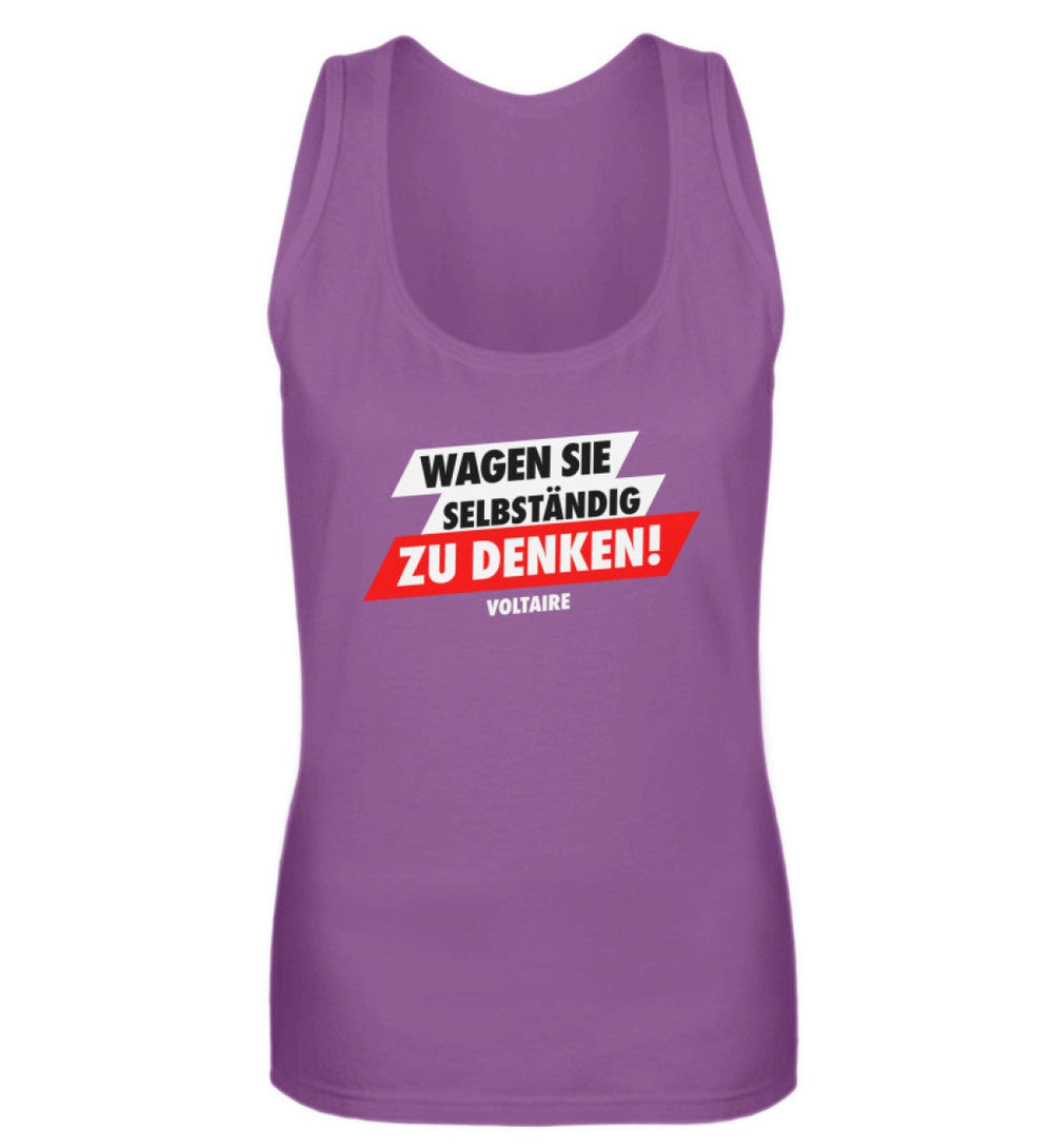 TANK TOP MÄDELS • WAGEN SIE SELBSTÄNDIG ZU DENKEN-HARLEKINSHOP