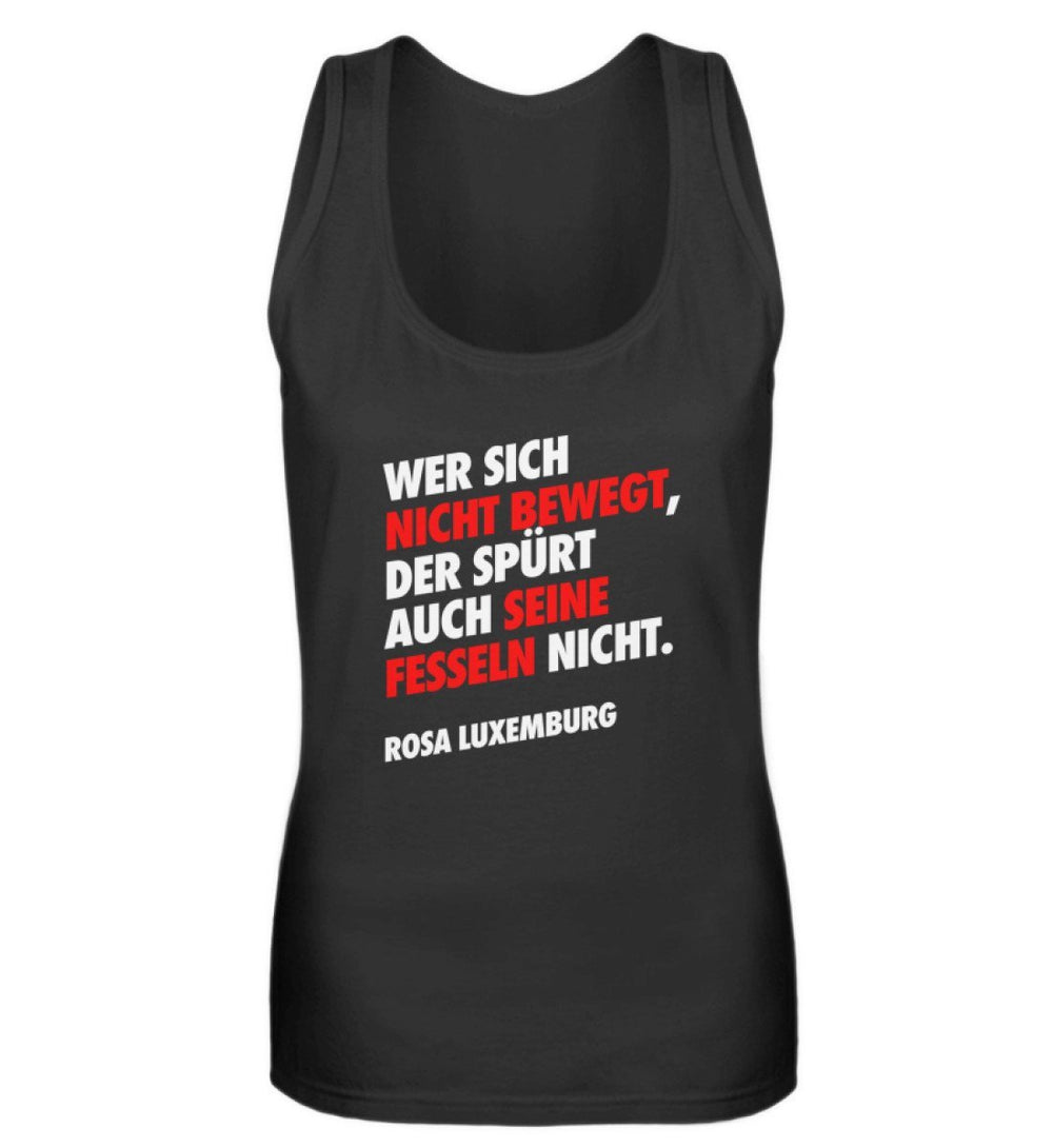 TANK TOP MÄDELS • WER SICH NICHT BEWEGT ROSA-HARLEKINSHOP