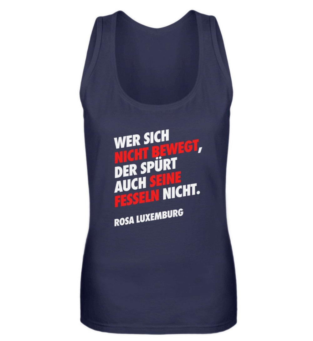 TANK TOP MÄDELS • WER SICH NICHT BEWEGT ROSA-HARLEKINSHOP
