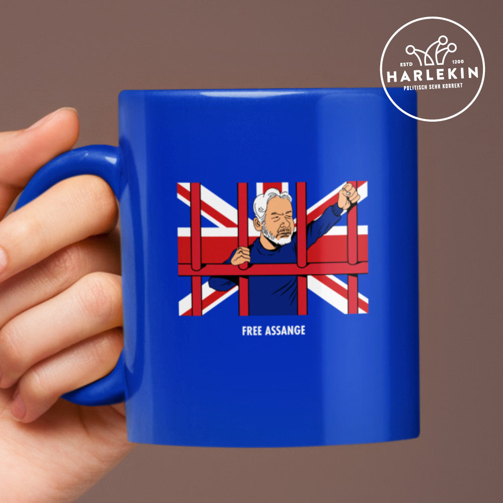 TASSE • FREE ASSANGE / JAIL-HARLEKINSHOP