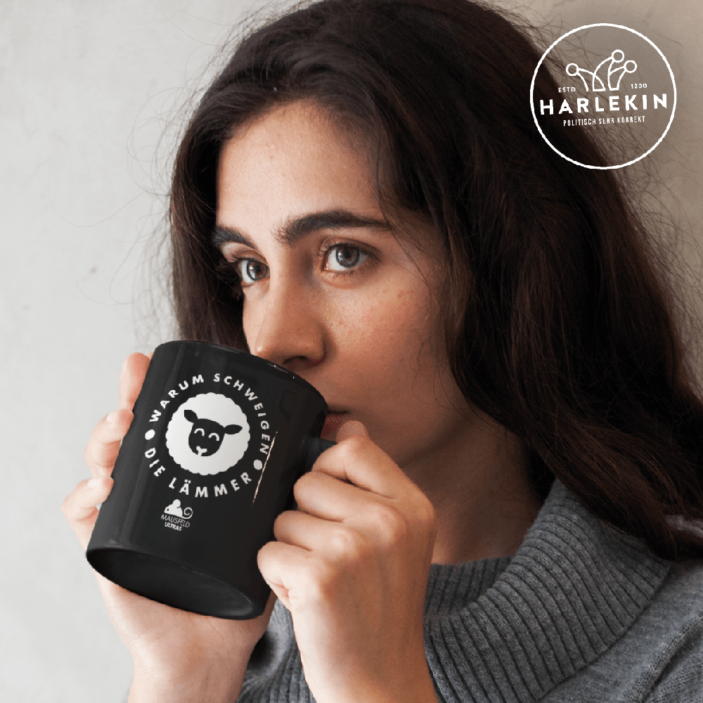 TASSE • MAUSFELD ULTRAS / WARUM SCHWEIGEN DIE LÄMMER - DUNKEL-HARLEKINSHOP