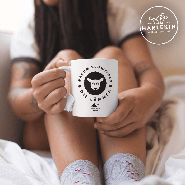 TASSE • MAUSFELD ULTRAS / WARUM SCHWEIGEN DIE LÄMMER - HELL-HARLEKINSHOP