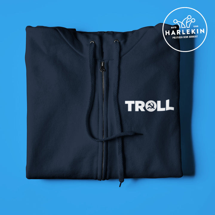 ZIPPER HOODIE MÄDELS / EDLER STICK • RUSSLAND TROLL-HARLEKINSHOP