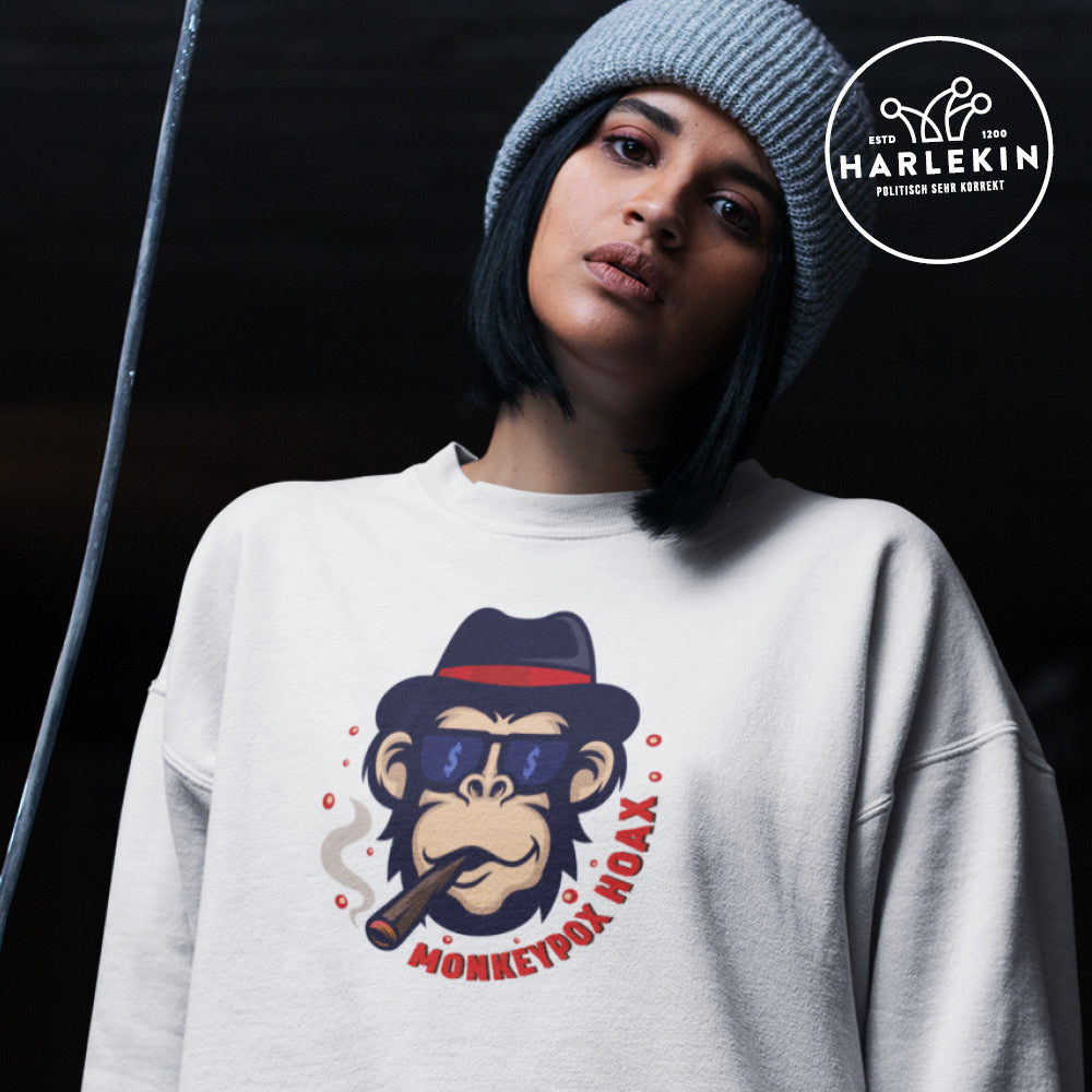 SPASSKULTUR SWEATER MÄDELS • AFFENPOCKEN / MONKEYPOX HOAX