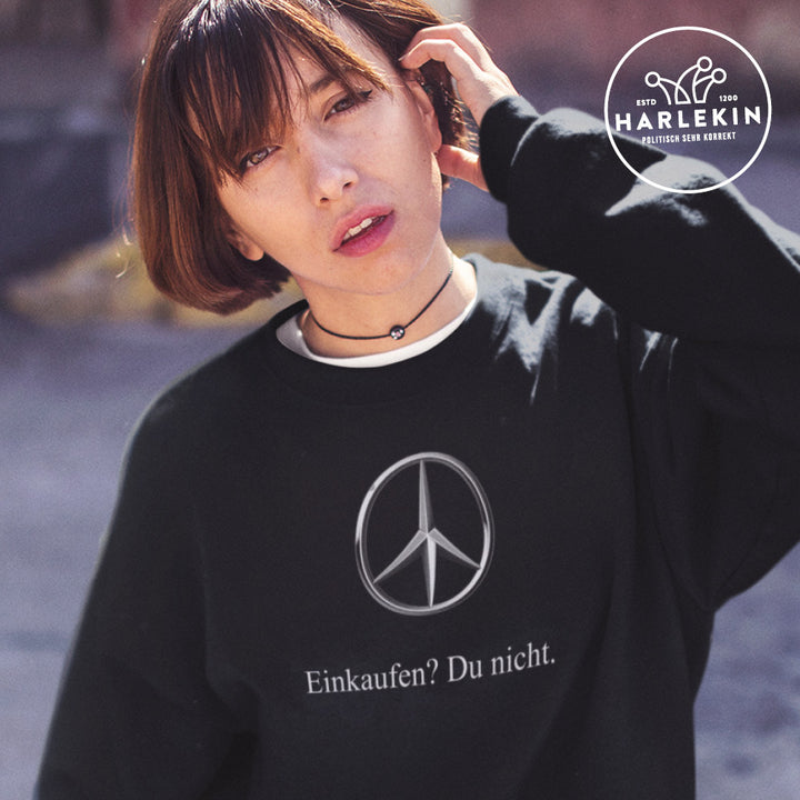 DIE WERBEANSTALT SWEATER MÄDELS • BENZTOWN: EINKAUFEN? DU NICHT.