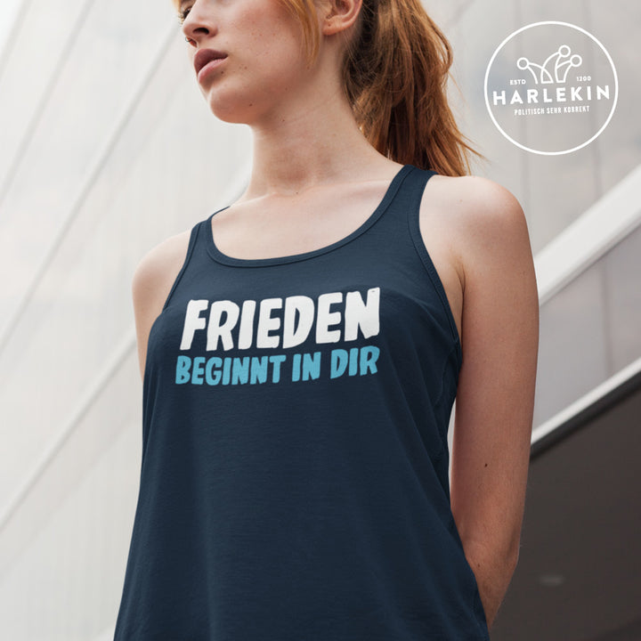 DIE MÖHRE: GRÜNZEUG ORGANIC TANK TOP MÄDELS • FRIEDEN BEGINNT IN DIR