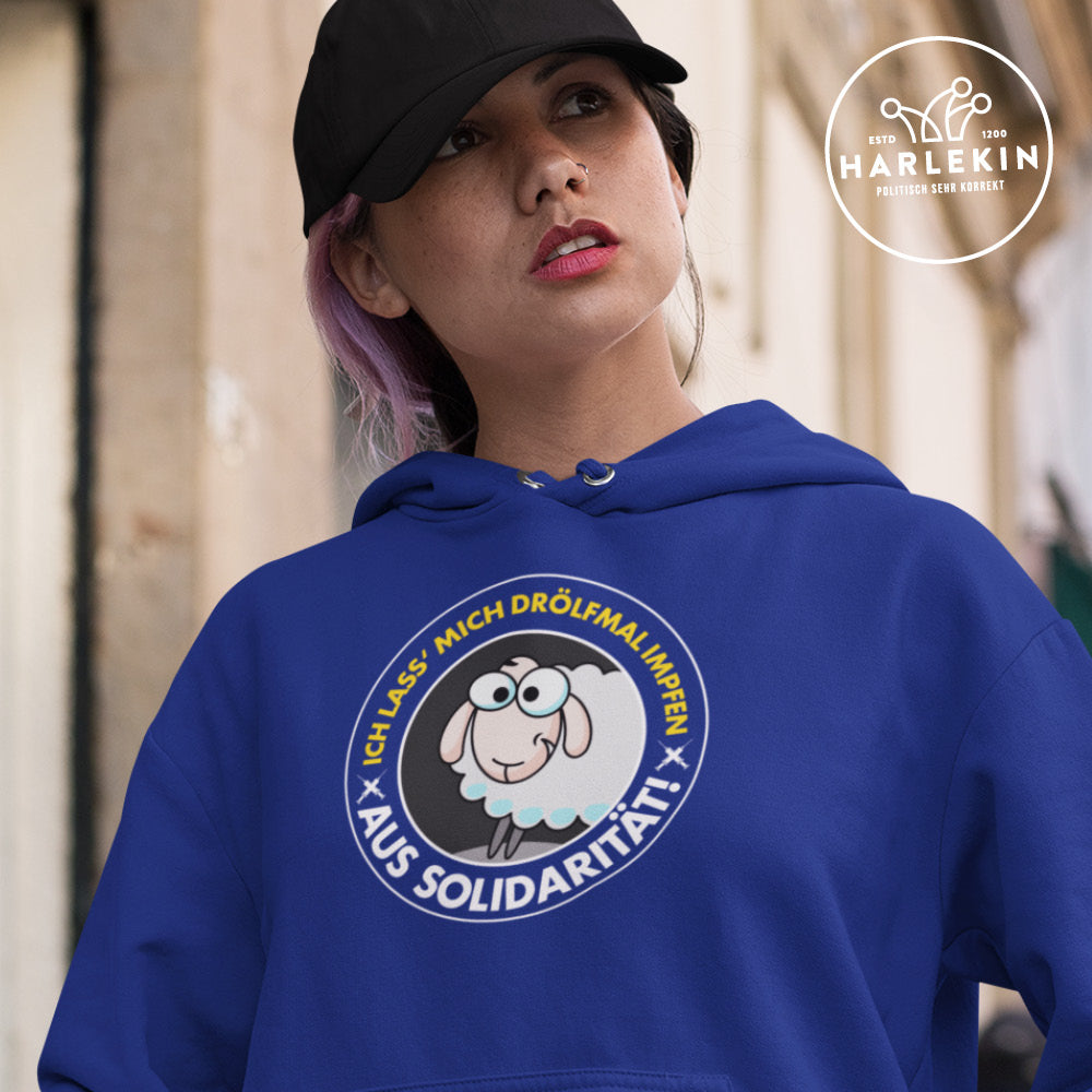 HOODIE MÄDELS • IMPFSCHAF: ICH LASS MICH DRÖLF MAL IMPFEN