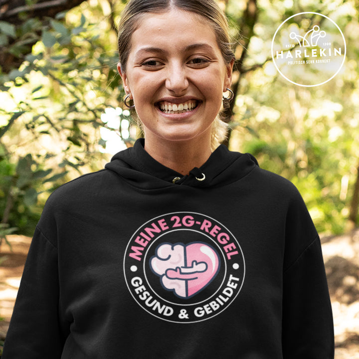 HOODIE MÄDELS • MEINE 2G-REGEL: GESUND & GEBILDET