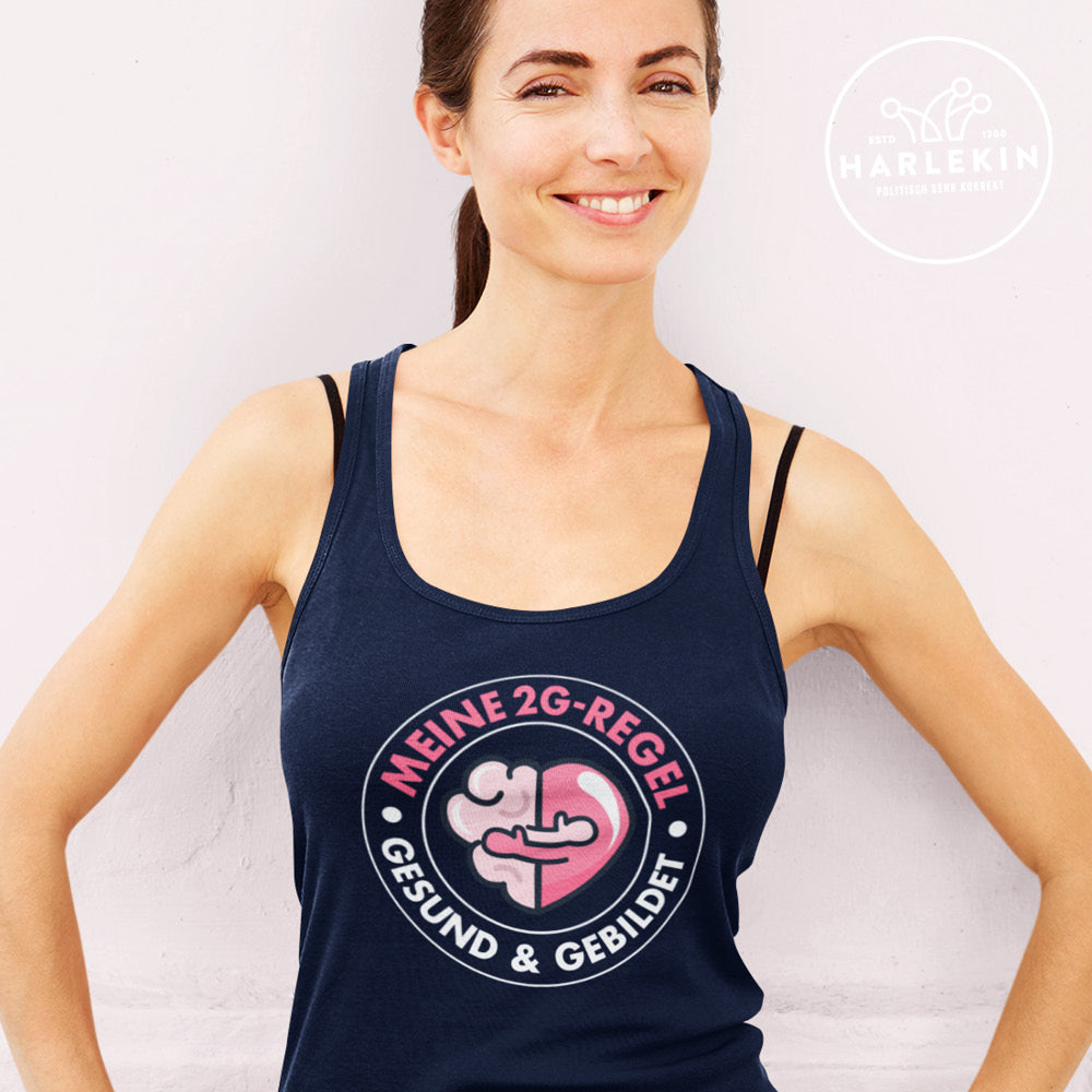 TANK TOP MÄDELS • MEINE 2G-REGEL: GESUND & GEBILDET