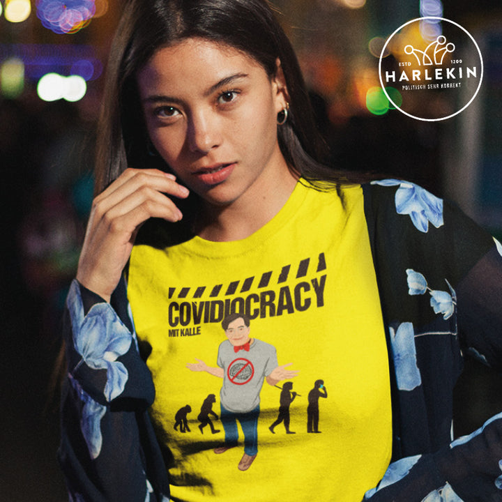 PREMIUM SHIRT MÄDELS • COVIDIOCRACY MIT KALLE