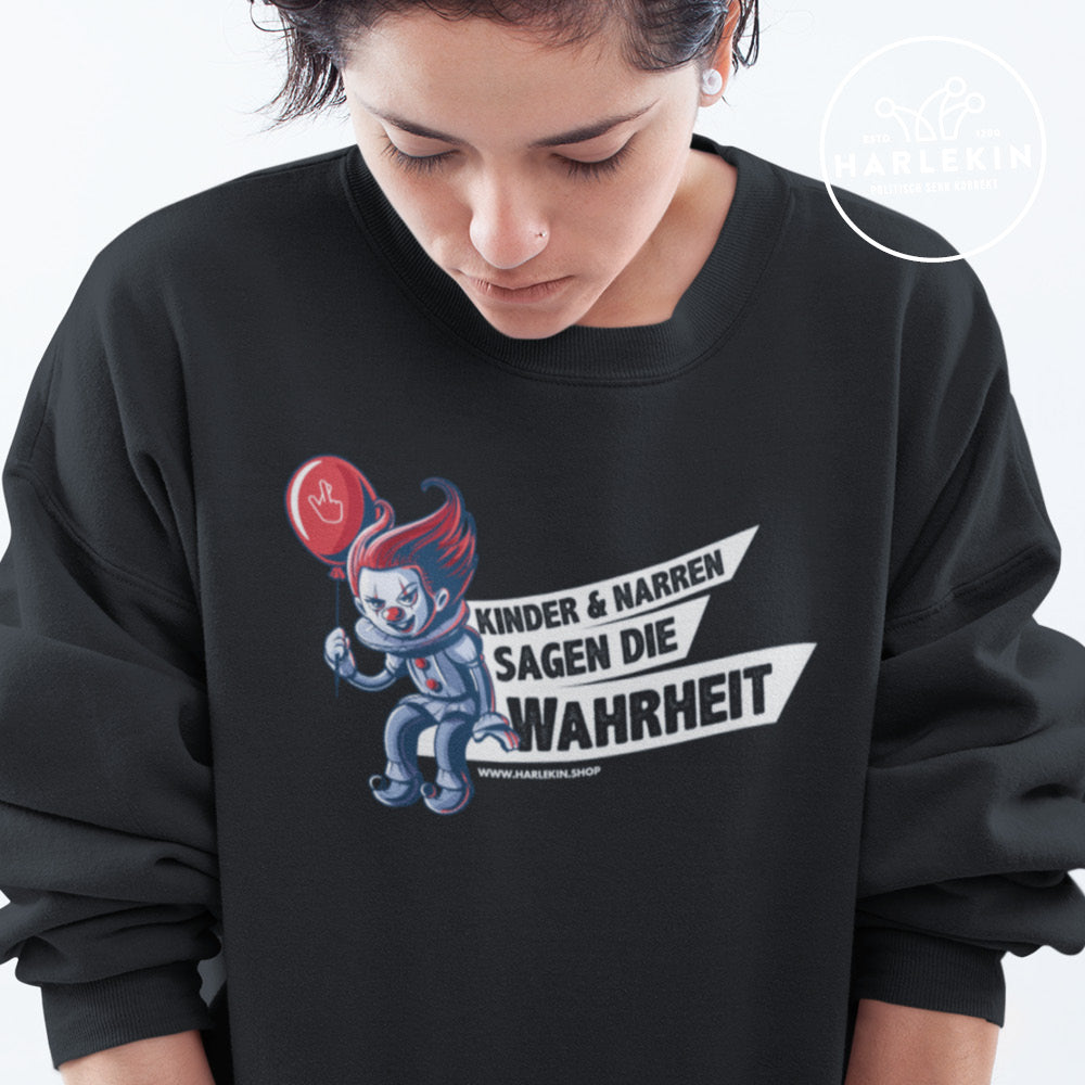 DER HARLEKIN SWEATER MÄDELS • KINDER UND NARREN SAGEN DIE WAHRHEIT