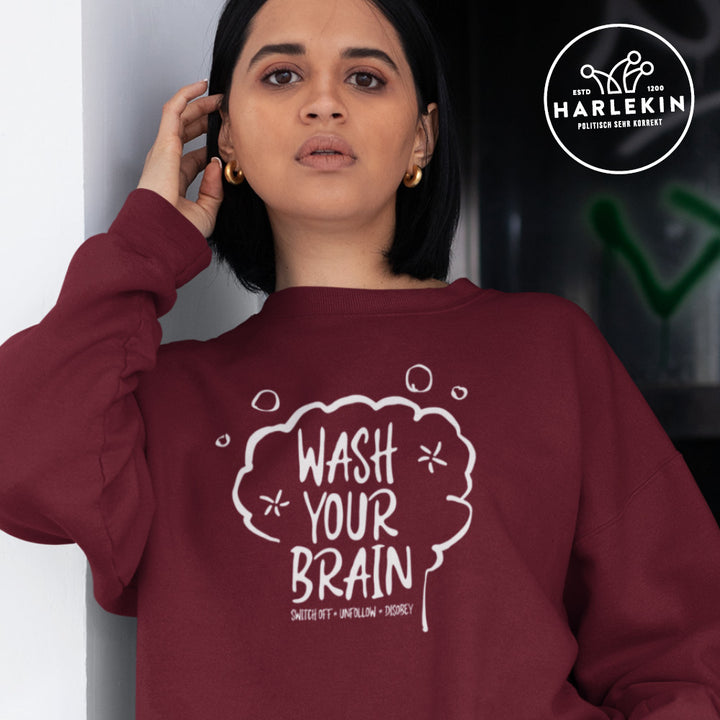 DIE MÖHRE: GRÜNZEUG ORGANIC SWEATER MÄDELS • WASH YOUR BRAIN