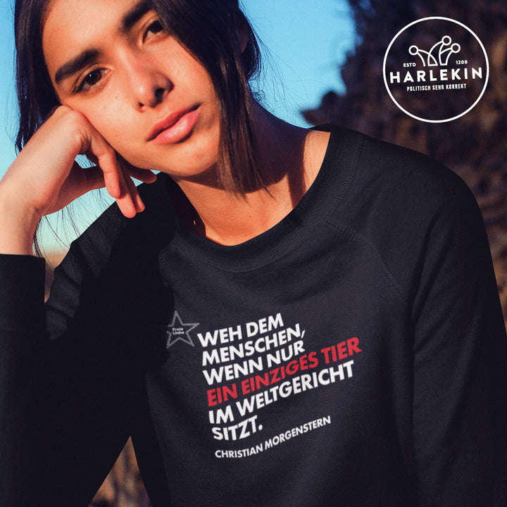 FREIE LINKE SWEATER MÄDELS  •  MORGENSTERN: WEH DEM MENSCHEN