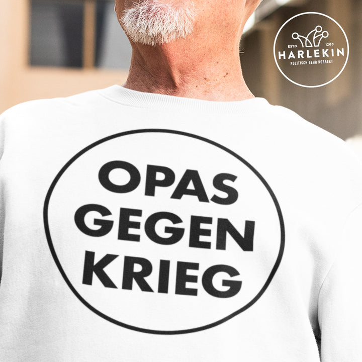 SWEATER BUBEN • OPAS GEGEN KRIEG - hell