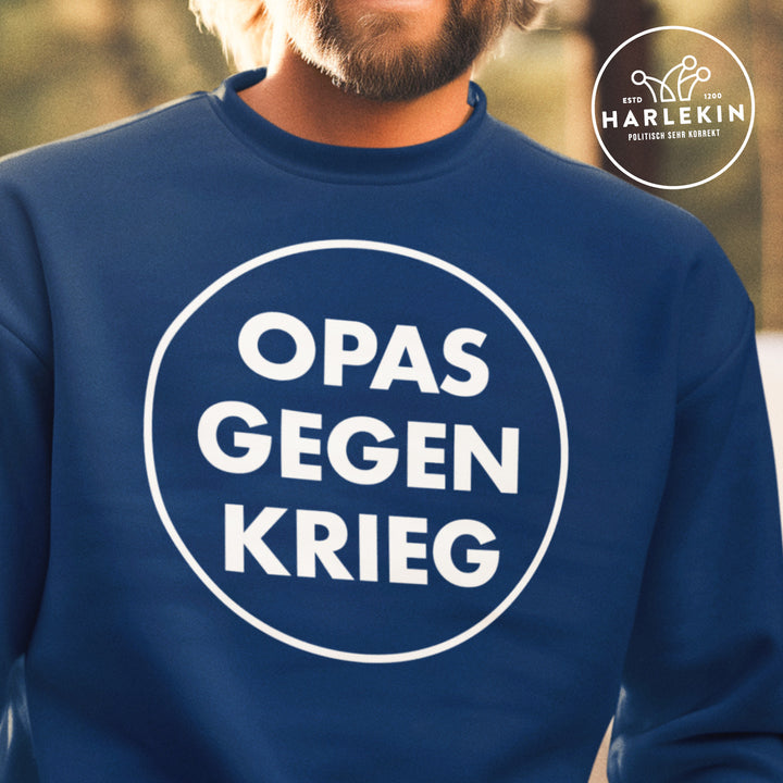 SWEATER BUBEN • OPAS GEGEN KRIEG - dunkel