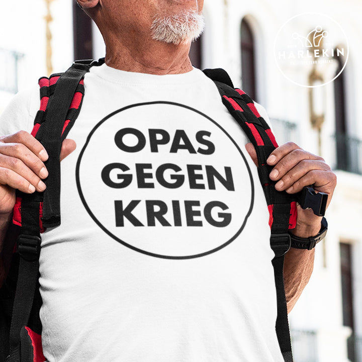 PREMIUM SHIRT BUBEN • OPAS GEGEN KRIEG - hell