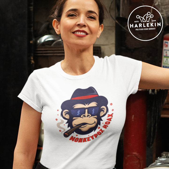 SPASSKULTUR PREMIUM SHIRT MÄDELS • AFFENPOCKEN / MONKEYPOX HOAX
