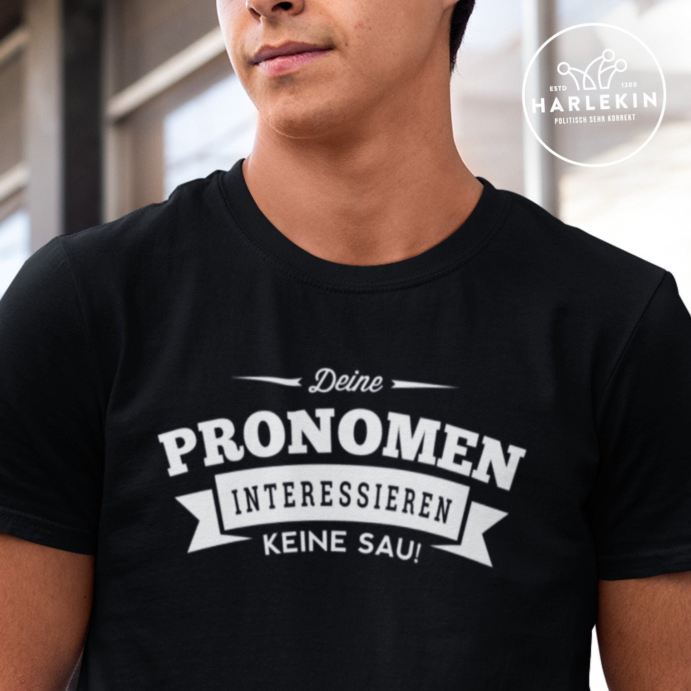 PREMIUM SHIRT BUBEN • DEINE PRONOMEN INTERESSIEREN KEINE SAU!