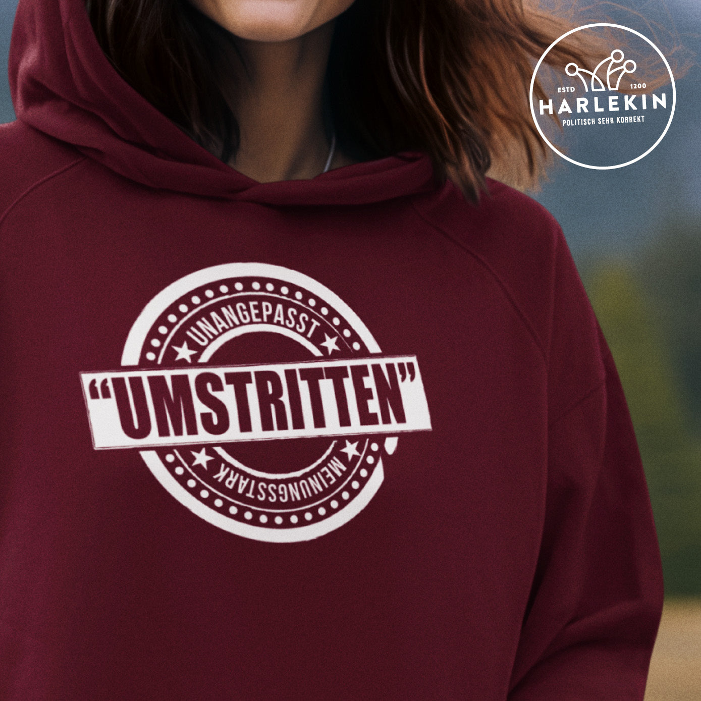 HOODIE MÄDELS • UMSTRITTEN - STEMPEL