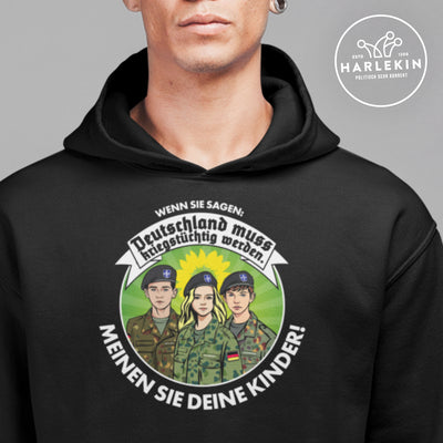 HOODIE BUBEN • KRIEGSTÜCHTIGE KINDER