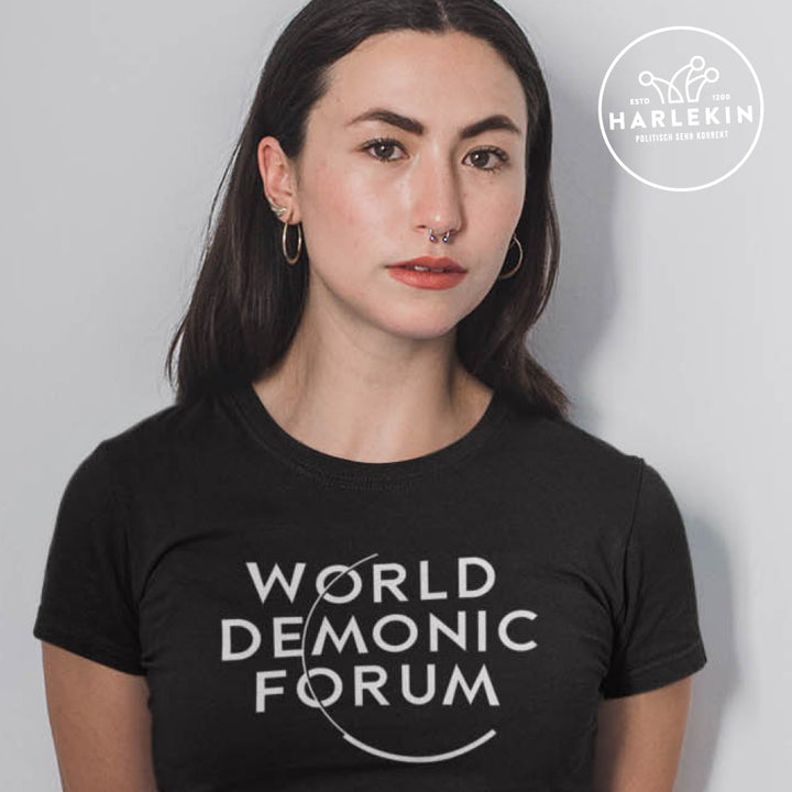 ORGANIC SHIRT MÄDELS • KLAUS & DAS WEF: WORLD DEMONIC FORUM