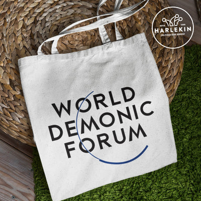 STOFFTASCHE • KLAUS & DAS WEF: WORLD DEMONIC FORUM - WEISS