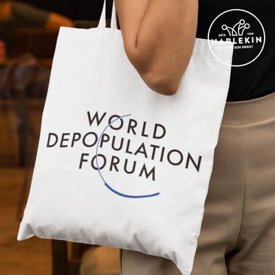 STOFFTASCHE • KLAUS & DAS WEF: WORLD DEPOPULATION FORUM