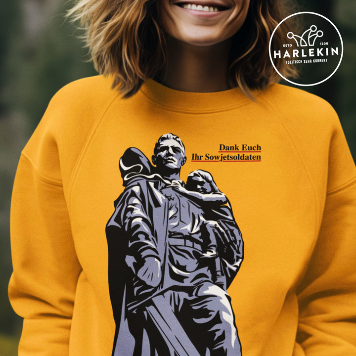 SWEATER MÄDELS • DANK EUCH IHR SOWJETSOLDATEN (DDR ORIGINAL-PLAKAT)