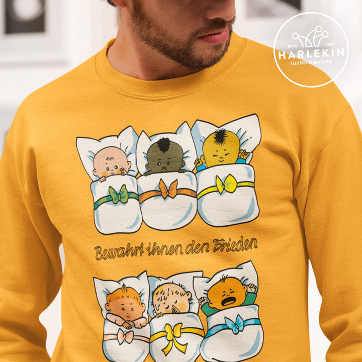 SWEATER BUBEN • BEWAHRT IHNEN DEN FRIEDEN (DDR ORIGINAL-PLAKAT)