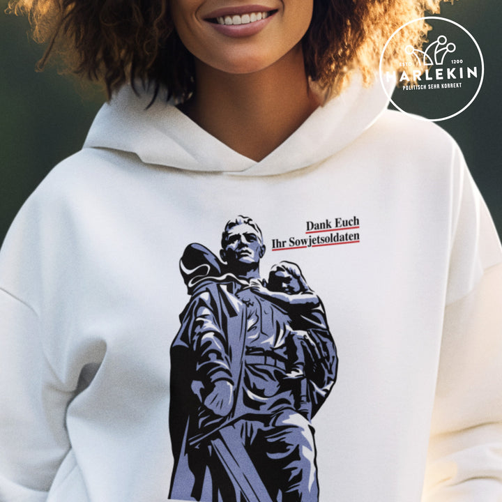 HOODIE MÄDELS • DANK EUCH IHR SOWJETSOLDATEN (DDR ORIGINAL-PLAKAT)