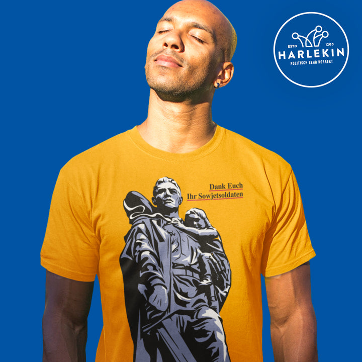 PREMIUM SHIRT BUBEN • DANK EUCH IHR SOWJETSOLDATEN (DDR ORIGINAL-PLAKAT)