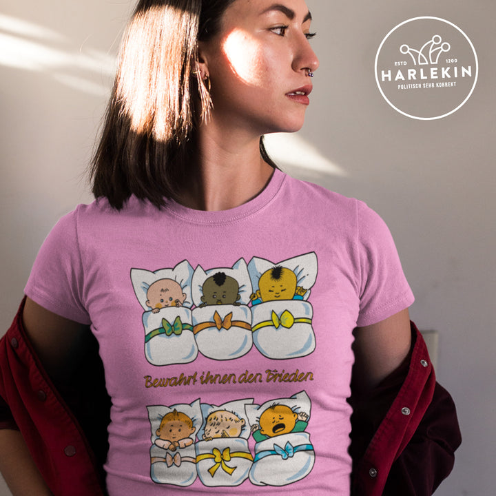 PREMIUM SHIRT MÄDELS • BEWAHRT IHNEN DEN FRIEDEN (DDR ORIGINAL-PLAKAT)