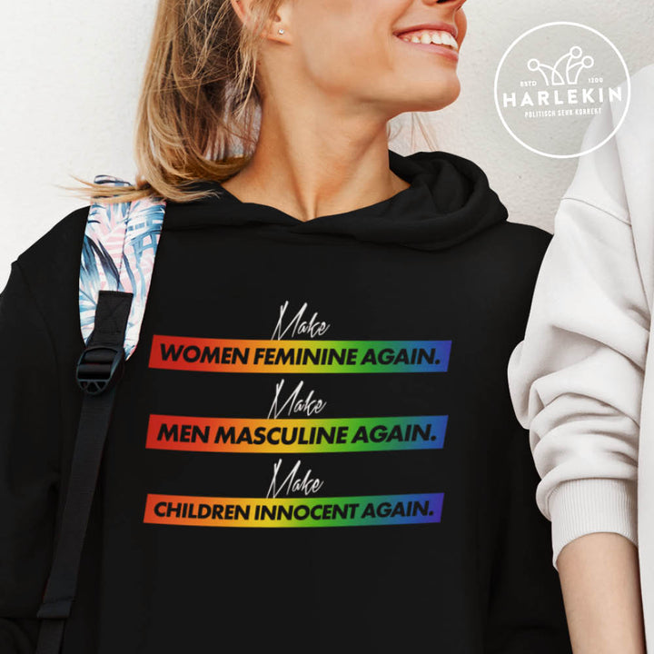 HOODIE MÄDELS • MAKE MEN MASCULINE AGAIN