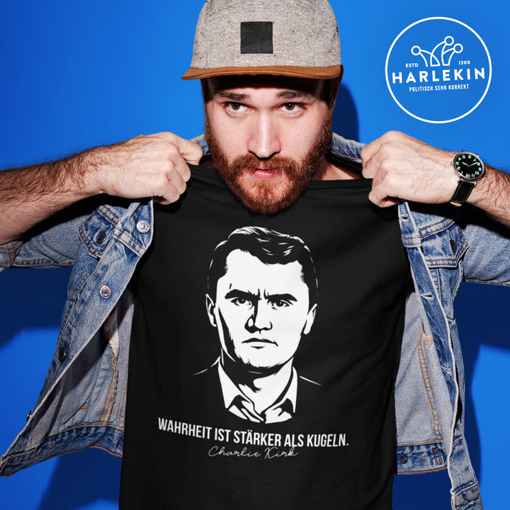 PREMIUM SHIRT BUBEN • WAHRHEIT IST STÄRKER ALS KUGELN - CHARLIE KIRK