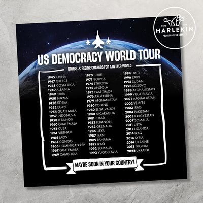 STICKER / AUFKLEBER (10 STK.) • US DEMOCRACY WORLDTOUR