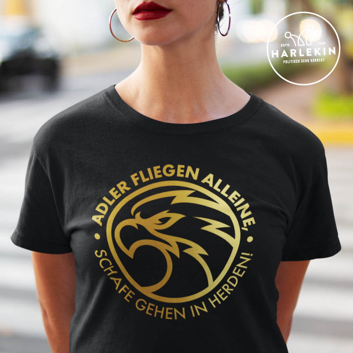 PREMIUM SHIRT MÄDELS • ADLER FLIEGEN ALLEINE!